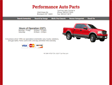 Tablet Screenshot of performanceparts104.com